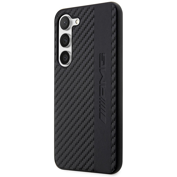 Obal Amg Amhcs23sblsca S23 S911 Black/Black Hardcase Carbon Stripe&amp;embossed Case