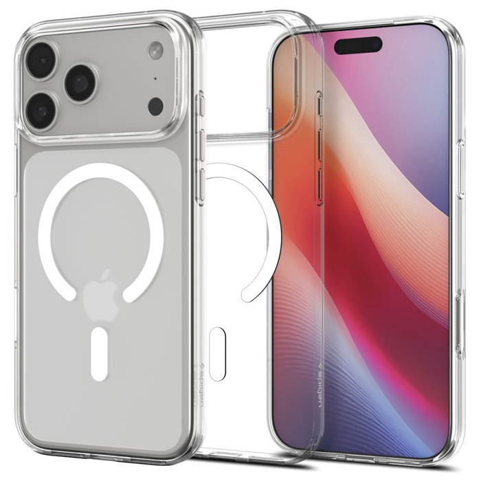 Spigen Liquid Crystal Mag MagSafe IPhone 17 PRO MAX TRANSPARENTE/BLANCO