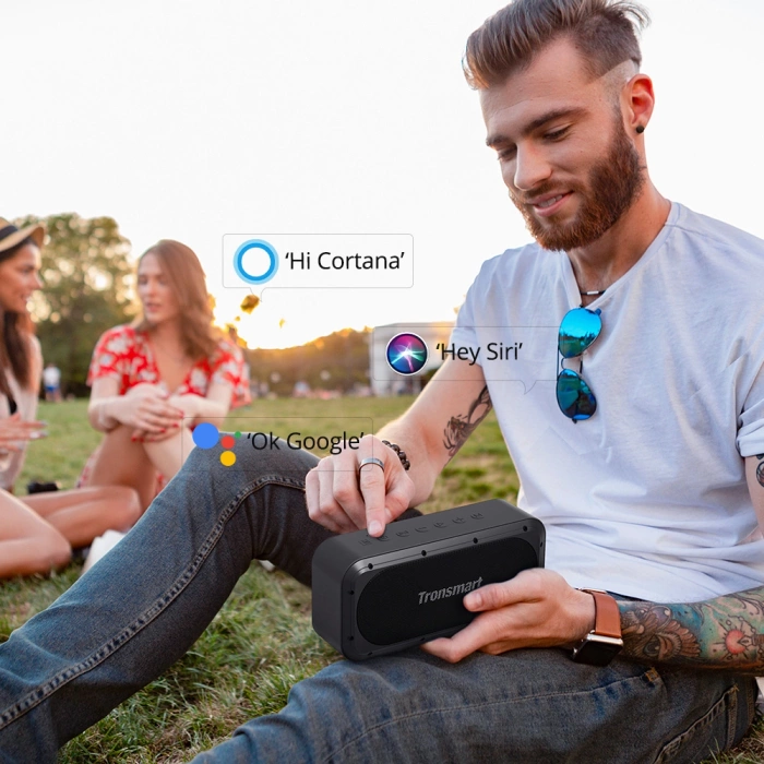 Tronsmart Force SE Waterproof Wireless Bluetooth Speaker 50W with Powerbank black (752288)