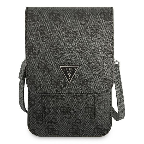GUESS 4G Triangle Handtasche Schwarz