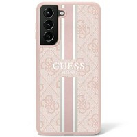 Case Guess GUHCS23SP4RPSP S23 S911 pink/pink hardcase 4G Printed Stripe Case