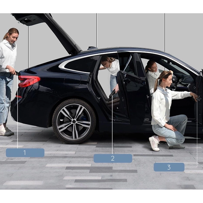 Baseus A3 bezdrátový vysavač do auta 135 W 15000 Pa černý (CRXCQA3-0A)