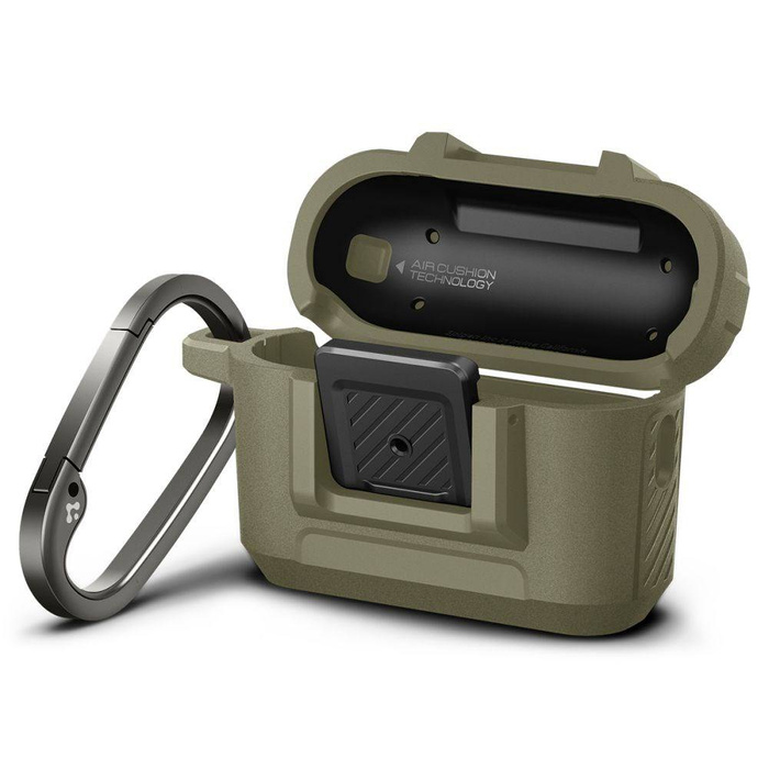 Case Spigen Lock Fit Airpods Pro 1 / 2 Vintage Khaki Case
