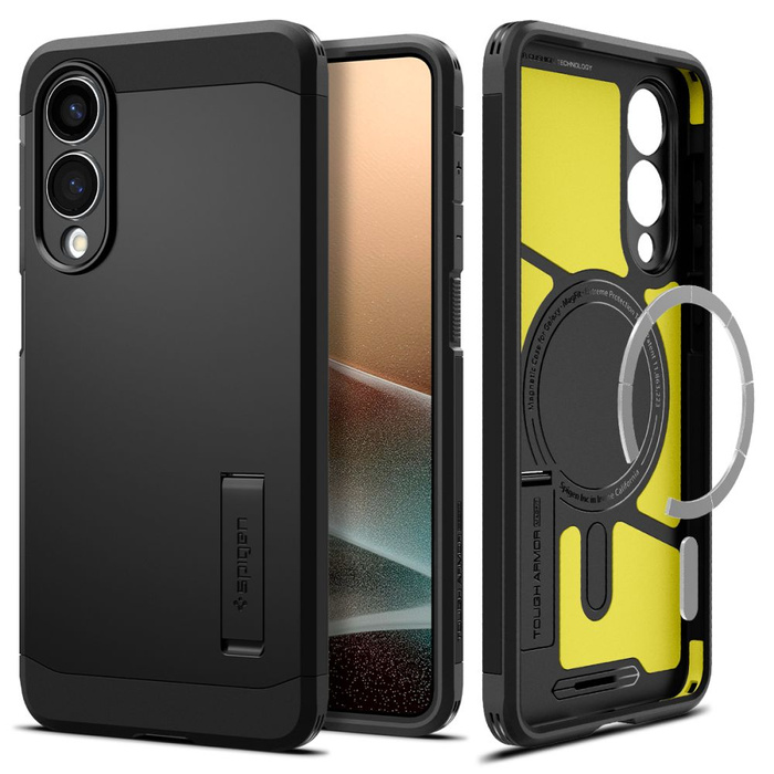 Funda Spigen Tough Armor MagSafe Galaxy S25 Edge Negra
