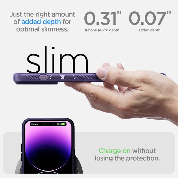 Spigen Liquid Air IPhone 14 PRO TIEFVIOLETT