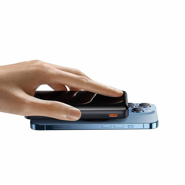 Baseus Magnetic Staffa Power Bank con Ricarica Wireless MagSafe 10000mAh 20W Overseas Edition Blu (PPCX000203) + Baseus Xiaobai Series 60W 0.5m