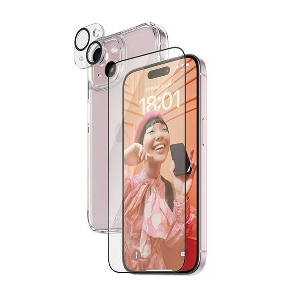 PanzerGlass Bundle 3in1 iPhone 15 6.1"D3O Hardcase + Screen Protector UWF+ Lens 1136+1172+2809