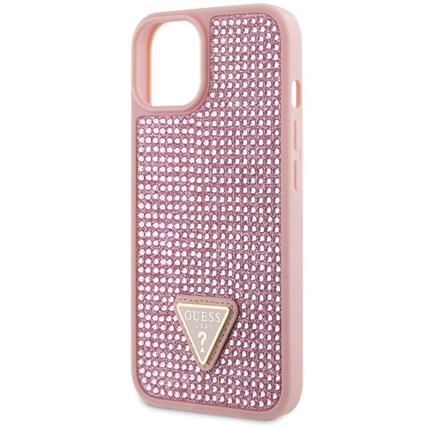 Coque Guess GUHCP14MHDGTPP iPhone 14 Plus 6.7" rose/rose durcase Rhinestone Triangle Case