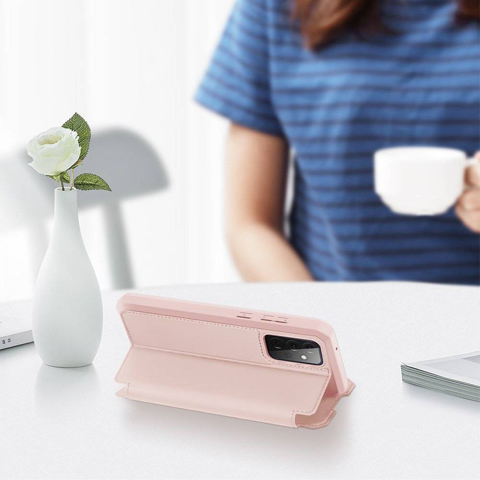 DUX DUCIS Skin X puzdro s flipovým krytom Samsung Galaxy A72 4G ružové