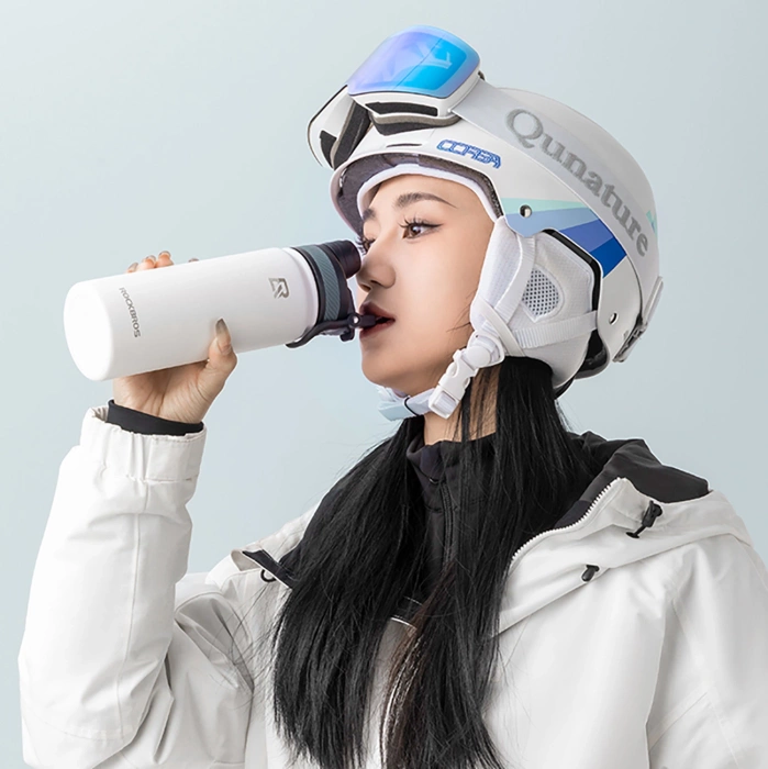 Rockbros 35210029006 bicycle thermal bottle for drinks 620 ml - white