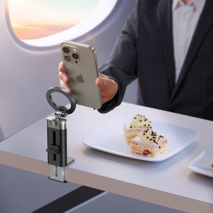 Joyroom JR-ZS413 magnetischer Reiseständer für 4,7-7,0-Zoll-Telefone – Schwarz