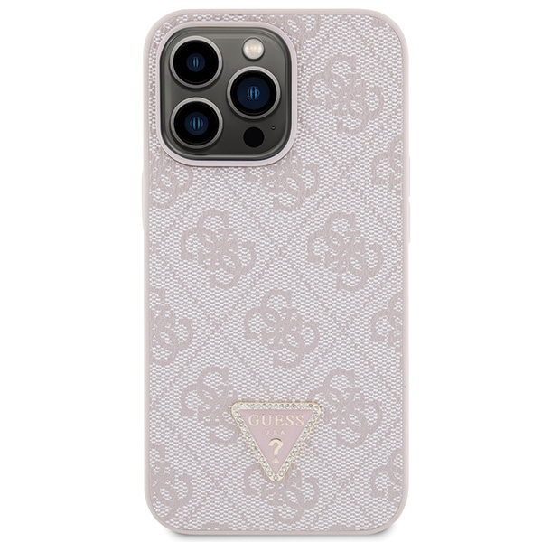 Guess GUHCP13XP4TDSCPP iPhone 13 Pro Max 6.7" rosa/rosa durocase Crossbody 4G Metal Logo