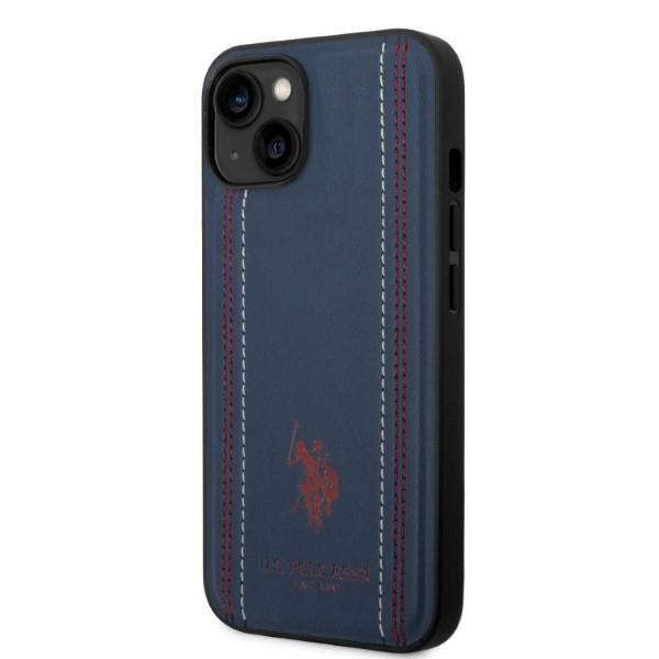 US Polo USHCP14MPFAV iPhone 14 Plus 6.7" navy/navy blau Ledernaht