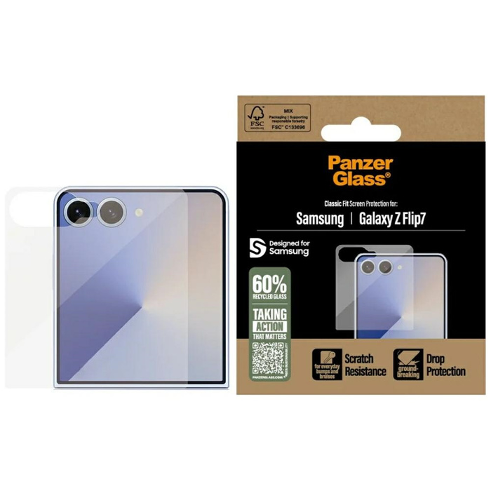 Szkło hartowane PanzerGlass Samsung Galaxy Z Flip 7 Classic Fit