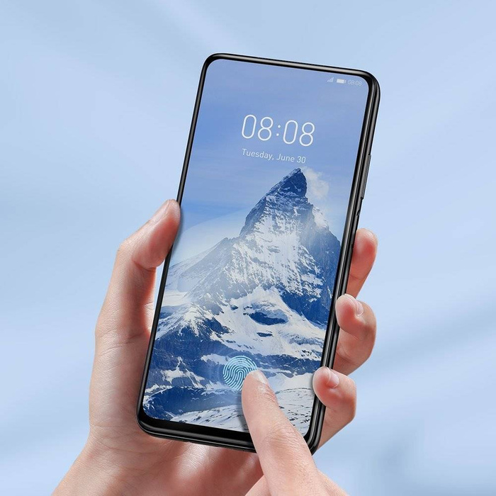 Baseus 0.15mm Protezione in gel per acqua a superficie curva a schermo intero confezione da 2 per Xiaomi Redmi K40 / K40 Pro / Poco F3 trasparente (SGMIK40-02)