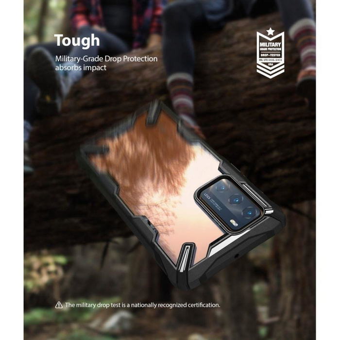 Coque Ringke Fusion X Huawei P40 Camo Noir Case