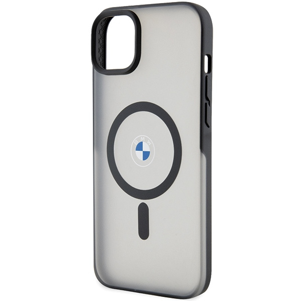 Cover BMW BMHMP14MDSLK iPhone 14 Plus 6,7" nero/nero durocase Signature MagSafe