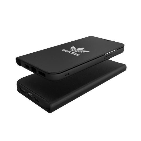  ADIDAS ORIGINALS   12 Pro Max Booklet Case BASIC Black White Case