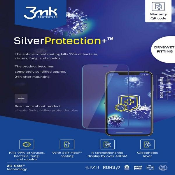 3mk All-In-One SilverProtection+ Držák telefonu pro mokré držení 5 ks.