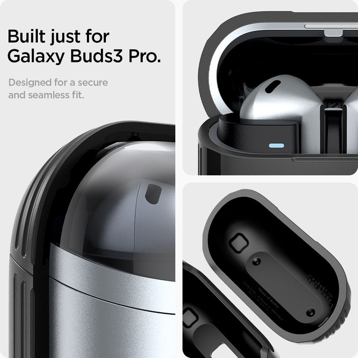 Spigen Rugged Armor MATTE SAMSUNG GALAXY BUDS 3 / 3 PRO NEGRO