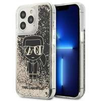 Karl Lagerfeld KLHCP13XLGGKBK iPhone 13 Pro Max 6,7" schwarz/schwarz hartcase Liquid Glitter Gatsby