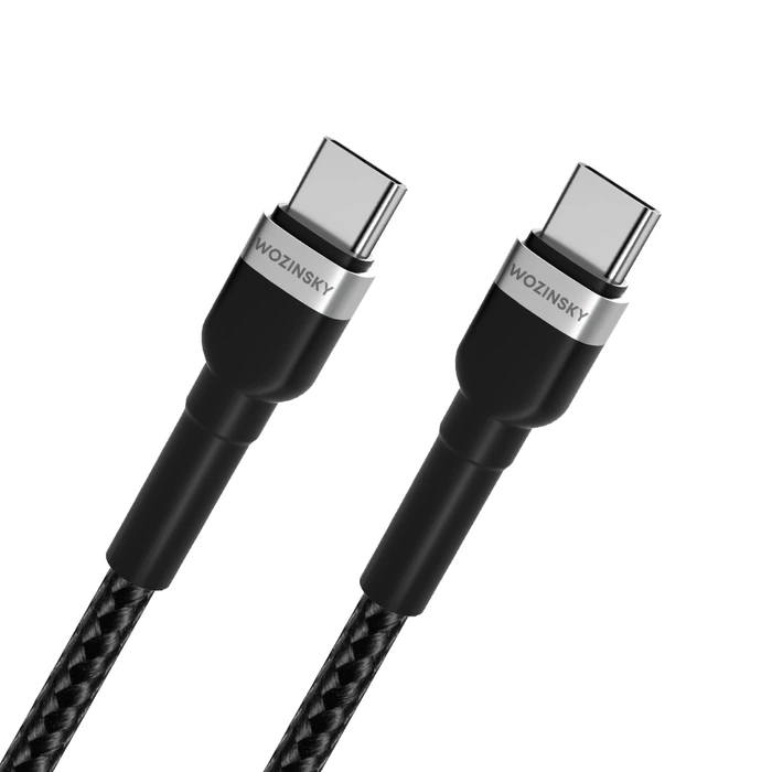 Wozinsky WNBCC1 USB-C / USB-C PD 65W Kabel 1 m - Schwarz