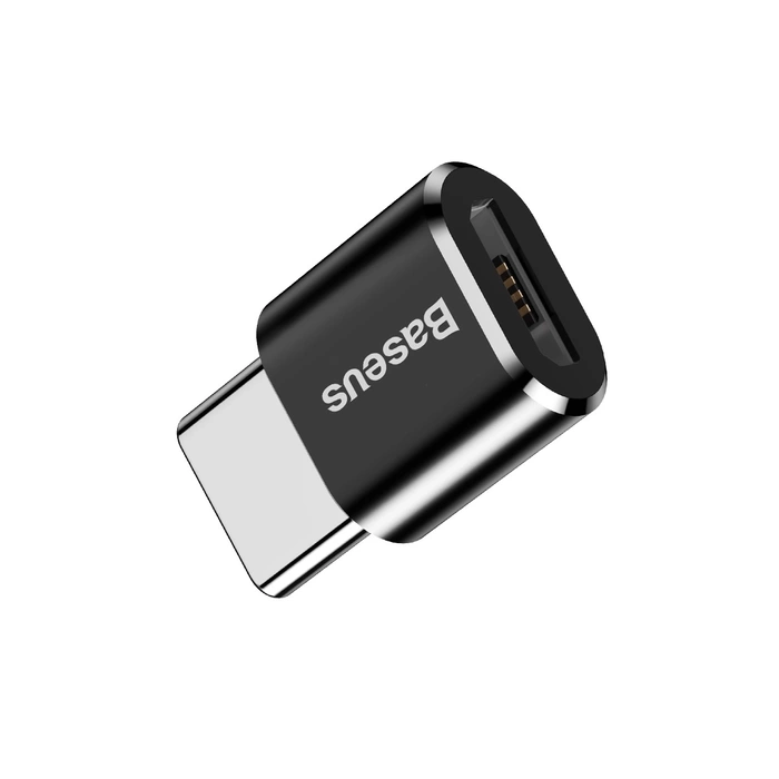 Adaptateur Baseus Micro USB vers USB Type-C Noir