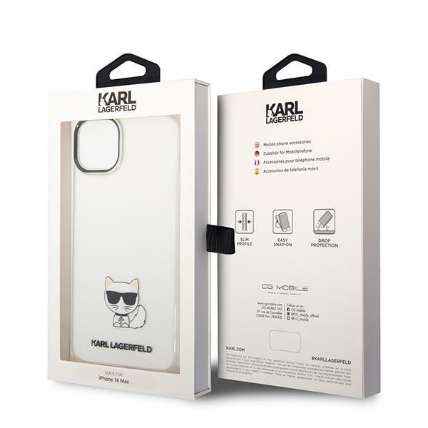 Case KARL LAGERFELD Apple iPhone 14 Plus Choupette Body Clear Hardcase