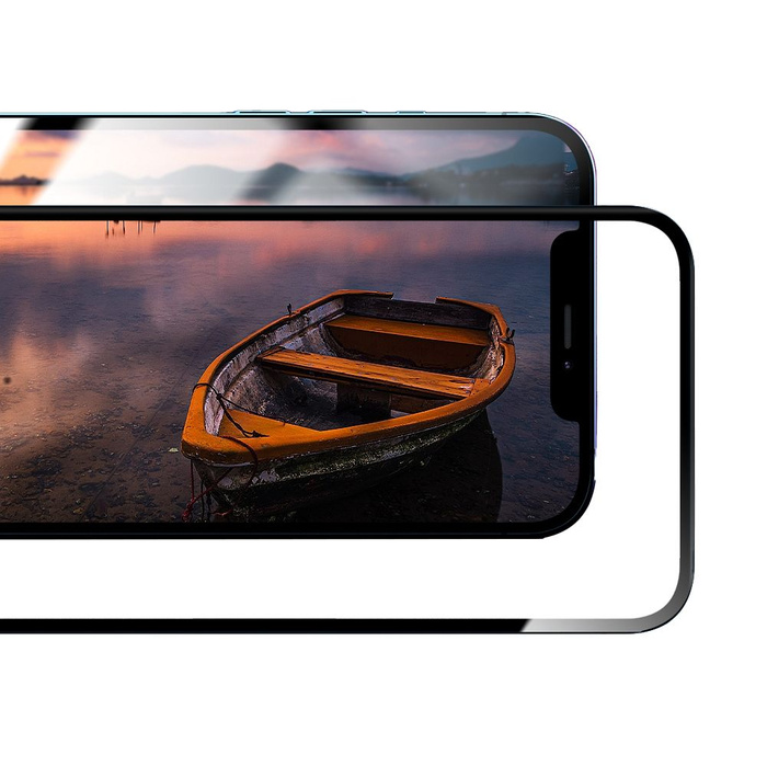 Szkło hybrydowe do iPhone 16 PLUS Forcell Flexible 5D czarne