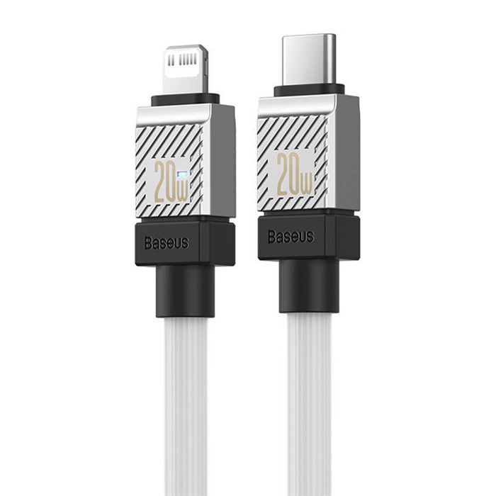 Fast Charging cable Baseus USB-C to Coolplay Series 2m, 20W (white)