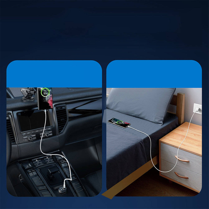 Câble USB - USB C 3A 2m Joyroom S-UC027A13 - blanc