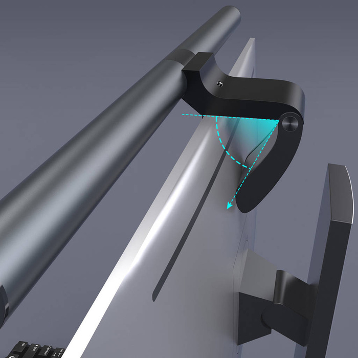 Lampada monitor LED Choetech Elesense per ufficio con controllo wireless nero (E1129)