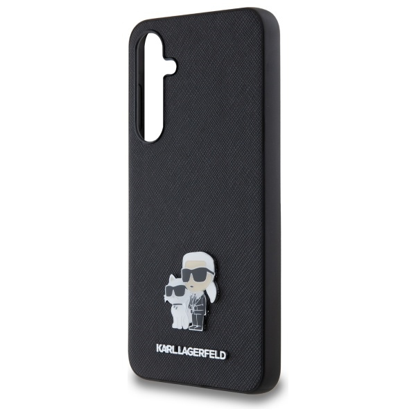 Etui Karl Lagerfeld KLHCSSamsung Galaxy A55SAKCNPK Samsung Galaxy A55 Samsung Galaxy A556 hardcase czarny/black Saffiano Karl&Choupette Pin