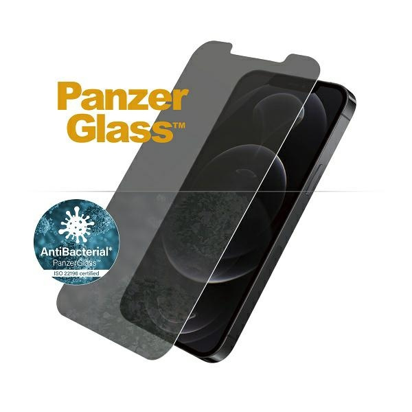 PanzerGlass Standard Super+ iPhone 12/12 Pro Privacy Antibakteriell
