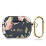 GUESS  Funda de los AirPods Pro Colección Floral Azul
