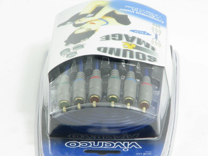 Kábel Komponentné video VIVANCO 3RCA - 3RCA 5m RGB