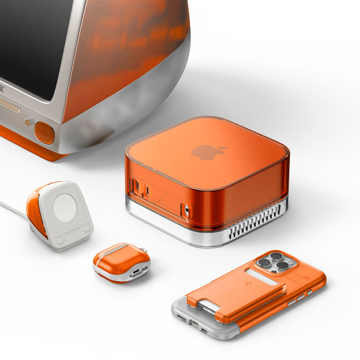 PODSTAWKA SPIGEN CLASSIC C1 APPLE WATCH STAND TANGERINE