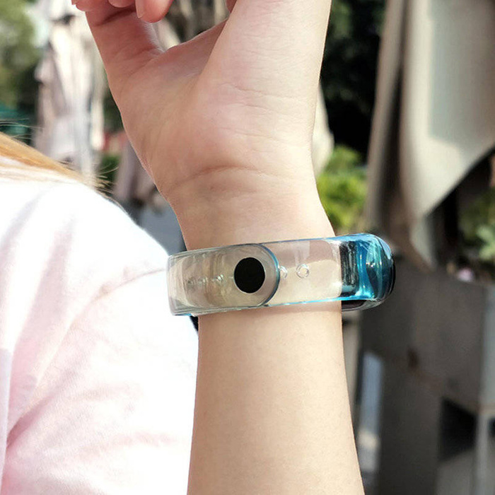 Replacment silicone band strap for Xiaomi Mi Band 6 / 5 Jaune