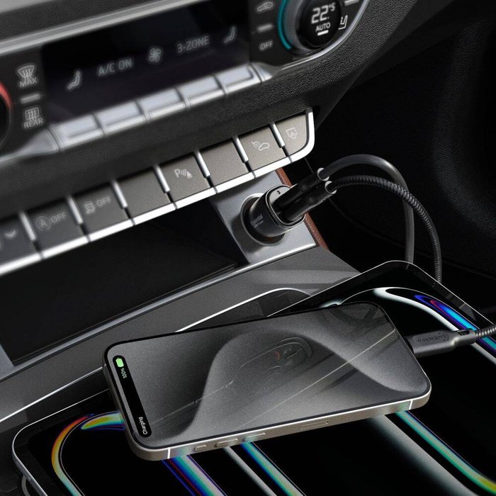 Ladergerät Spigen ARCEV502 STATION ESSENTIAL AUTOLADEGERÄT 50W SCHWARZ