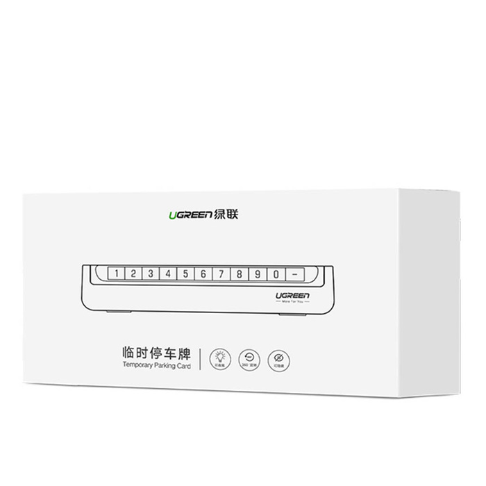 Targa telefono auto Ugreen nero (LP178)