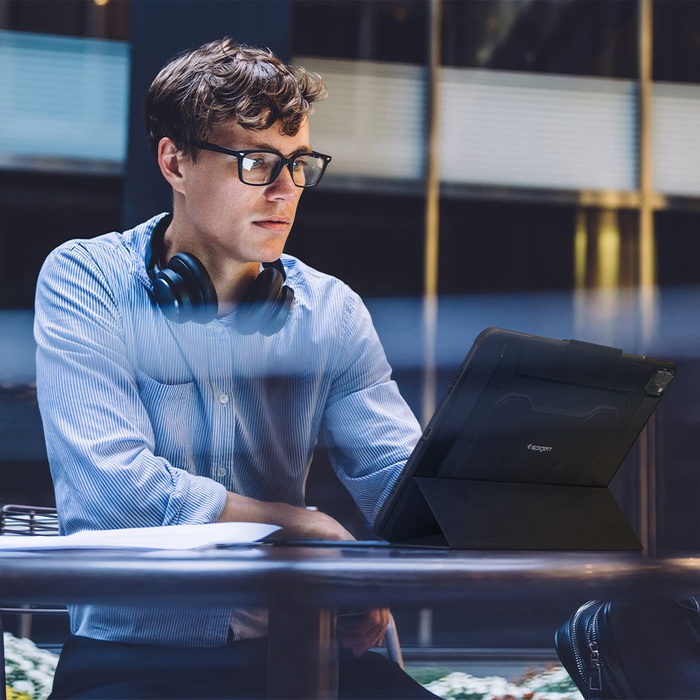 Case SPIGEN iPad Pro 12.9 2021 Rugged Armor "pro" Black Case