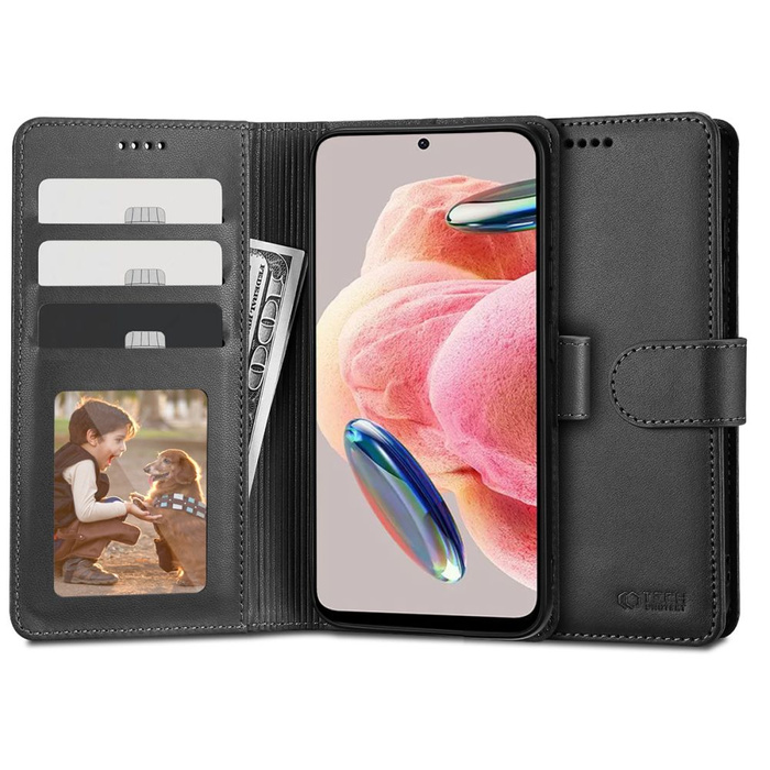 Hülle Hülle Tech-protect Wallet Xiaomi Redmi Note 12 4G / Lte Schwarz Case Case