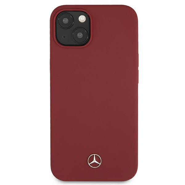 Cover MERCEDES Apple iPhone 13 Silicone Line Red Hardcase