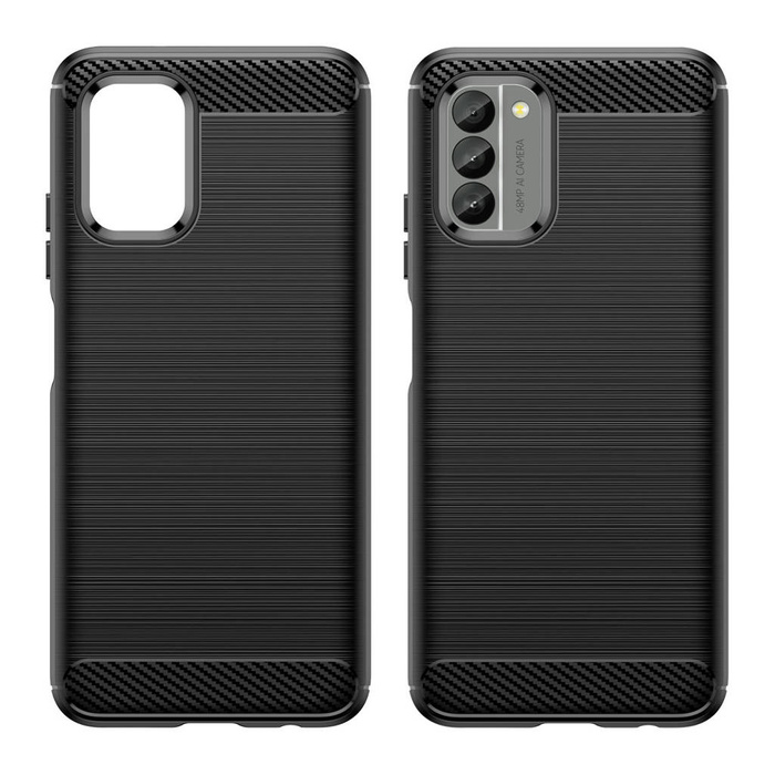 Coque Carbone pour Nokia G400 coque silicone souple carbone noir