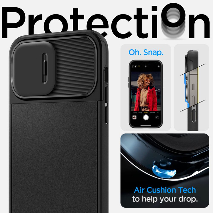 Cover Spigen IPhone 14 PRO MAX OPTIK Armor Mag MagSafe NERO