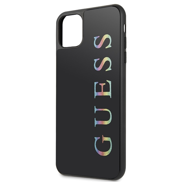 Case GUESS Apple iPhone 11 Pro Max Glitter Logo Black Case