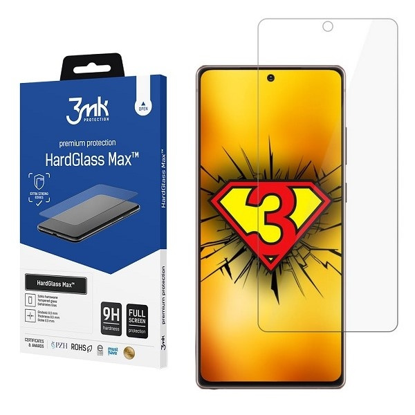 3MK Samsung Galaxy Note 20 Ultra N986 HardGlass Max FullScreen FingerPrint čierne sklo