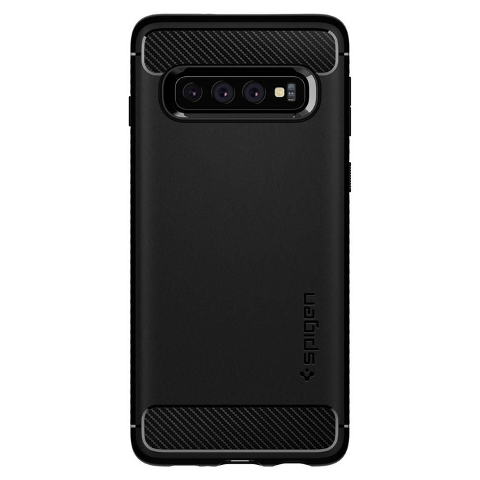 Case Spigen Galaxy S10 Rugged Armor Samsung Black Case Samsung