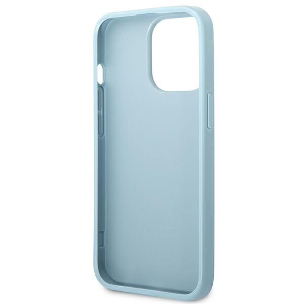 Guess GUHCP13LPS4MB iPhone 13 Pro / 13 6.1" blue/blue hardcase Saffiano 4G Small Metal Logo