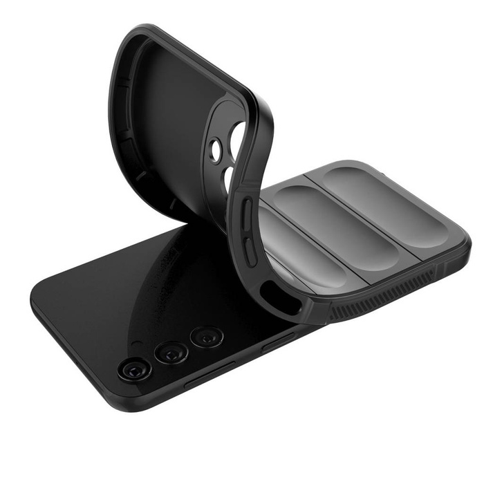 Magic Shield Case pro Samsung Galaxy A24 4G flexibilní pancéřový kryt černý